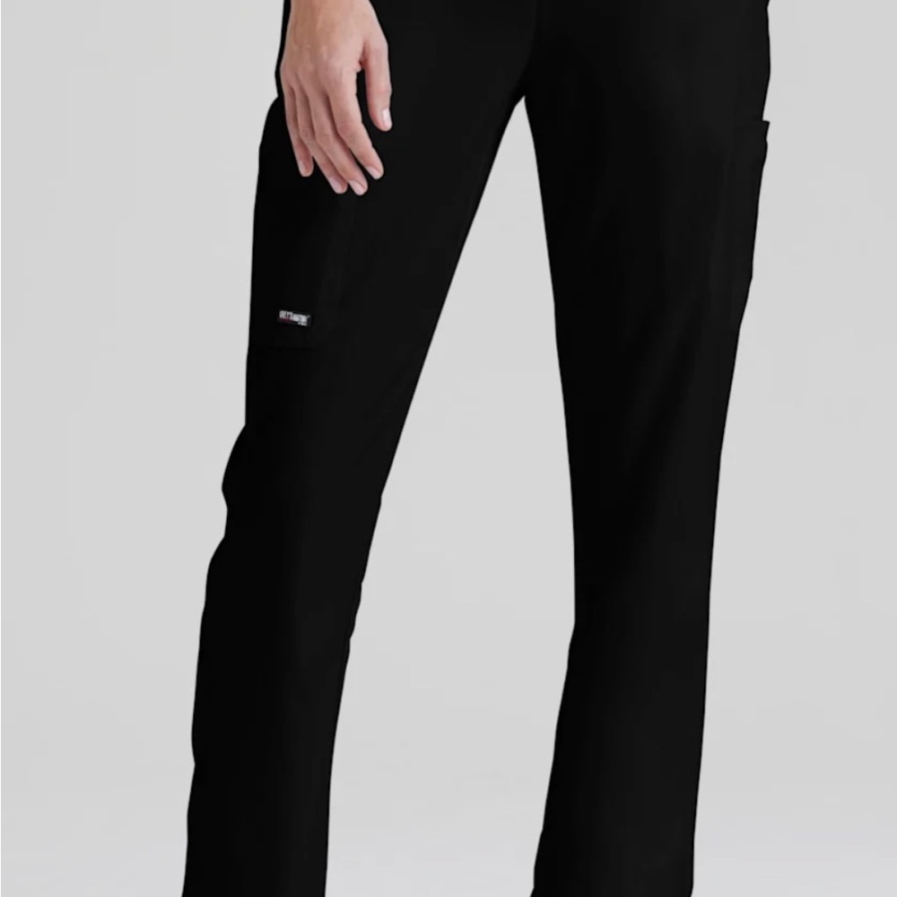 Grey's Anatomy Women's Black Straight Leg Pants